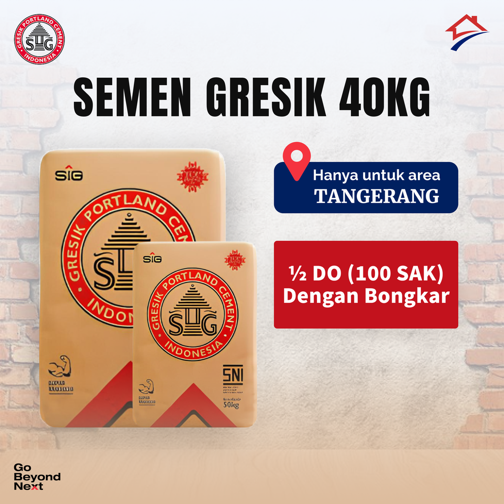 Semen Gresik 40kg Area Tangerang