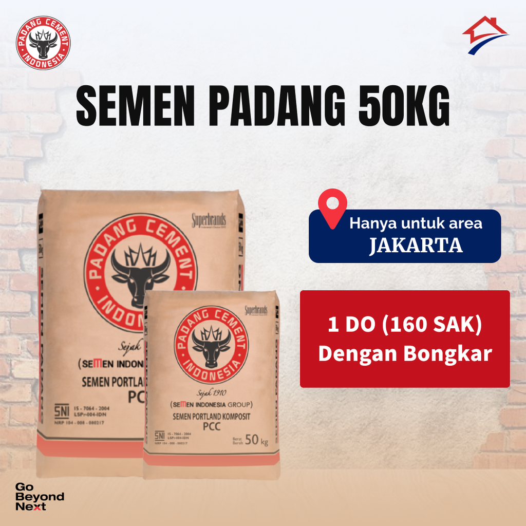 Semen Padang 40kg Area Jakarta