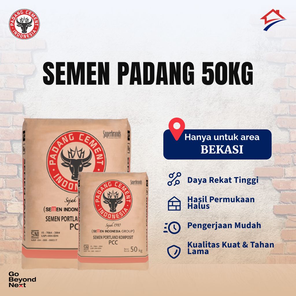 Semen Padang 50kg Area Bekasi