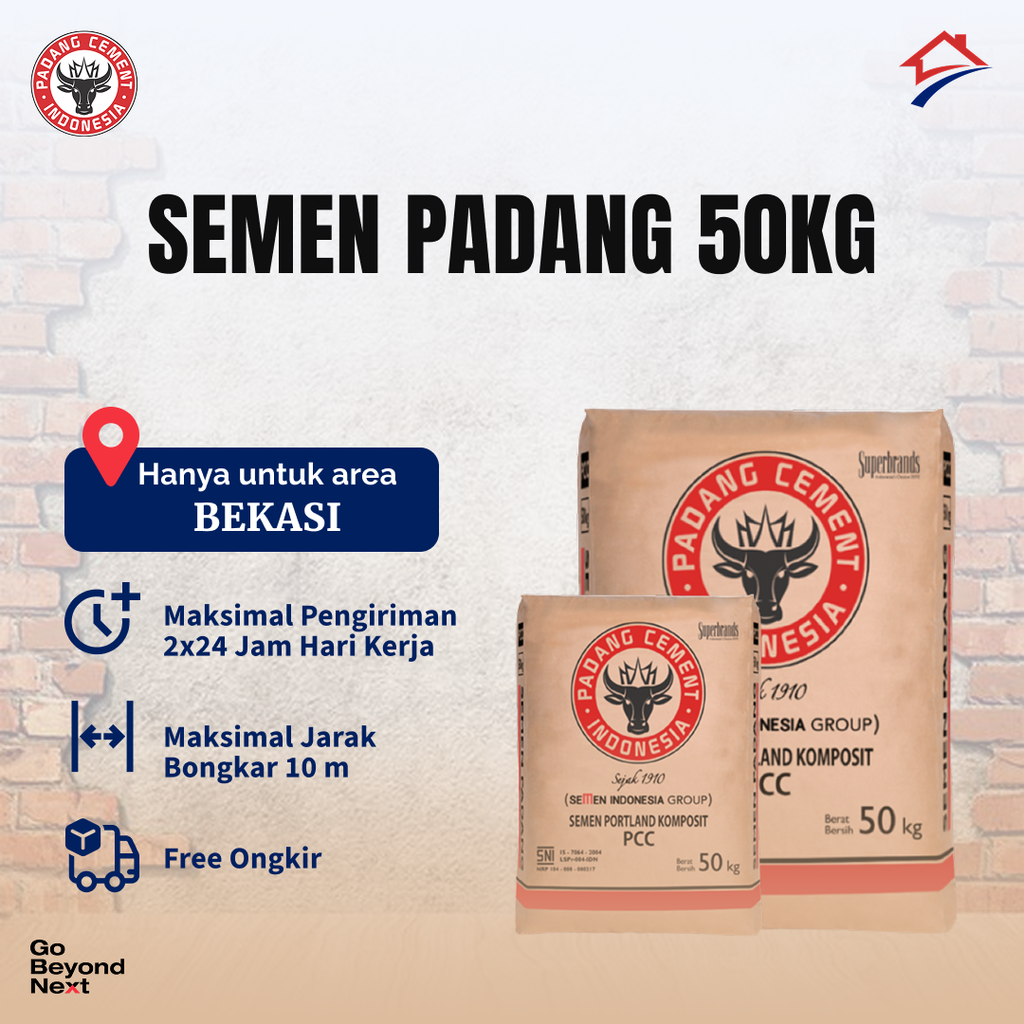 Semen Padang 50kg Area Bekasi