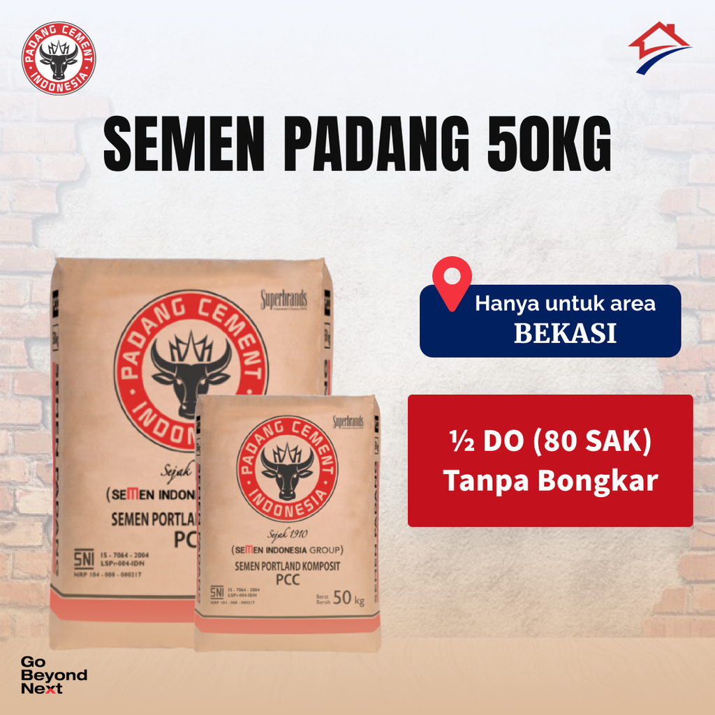 Semen Padang 50kg Area Bekasi