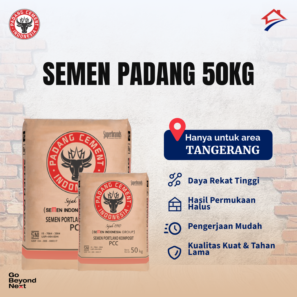 Semen Padang 50kg Area Tangerang