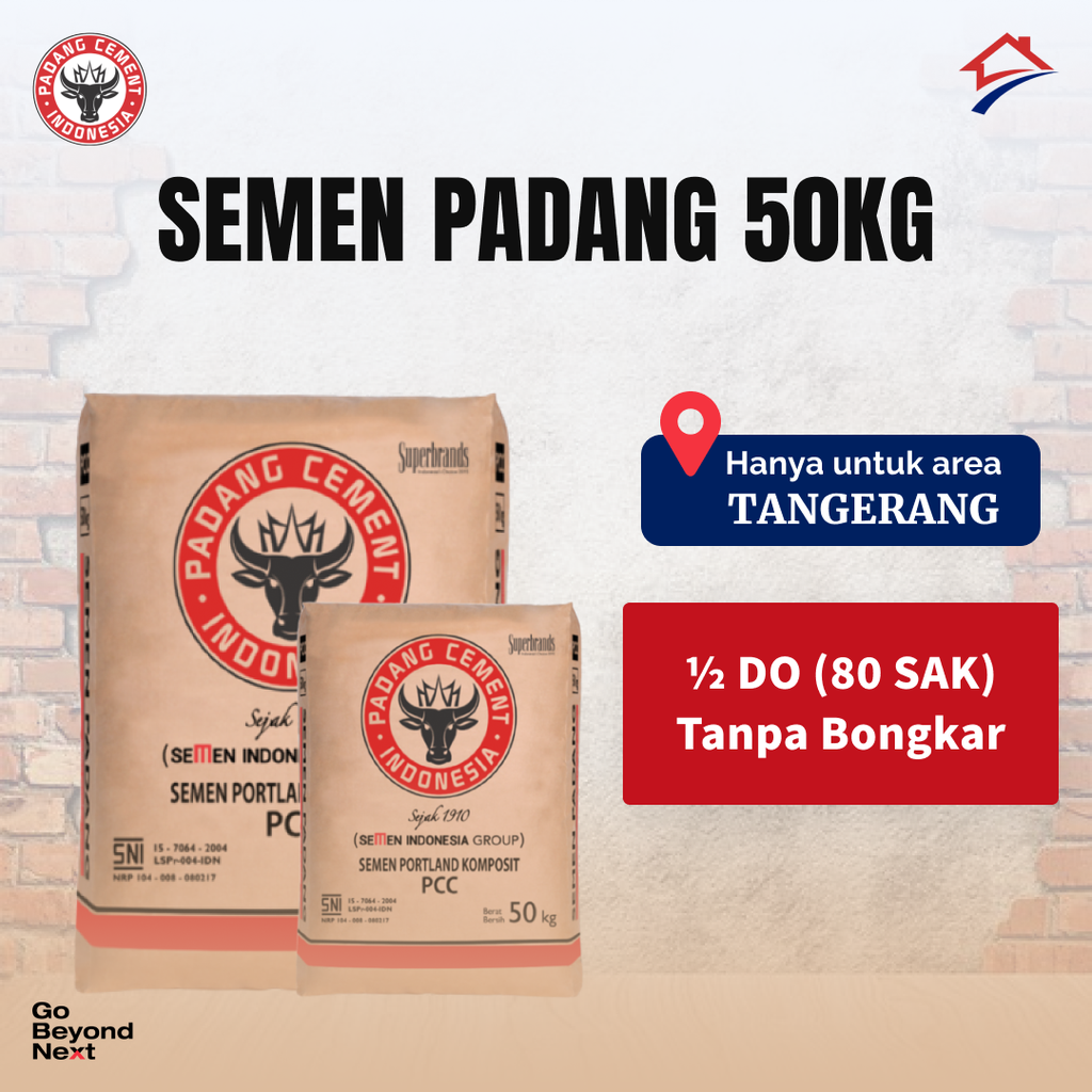 Semen Padang 50kg Area Tangerang
