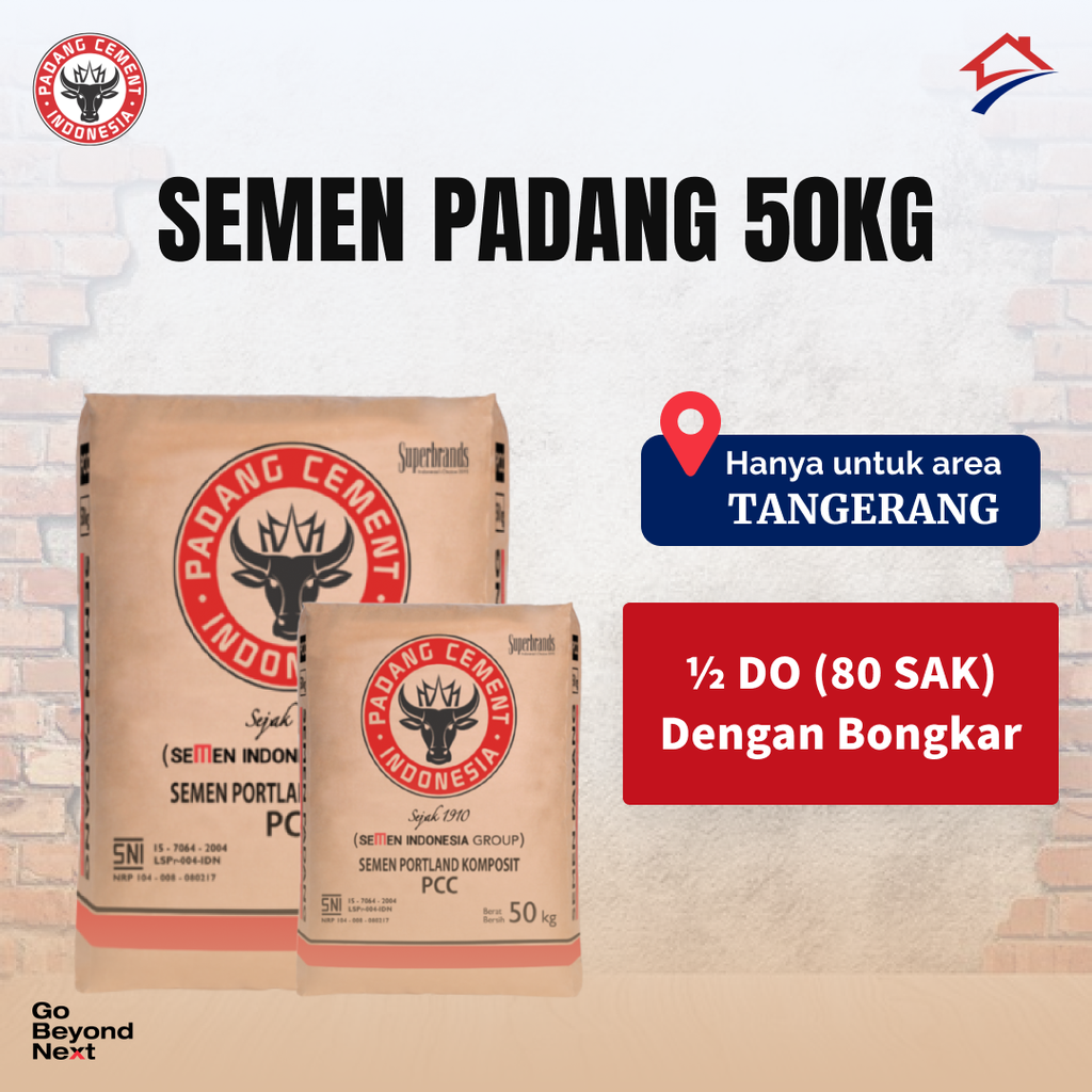 Semen Padang 50kg Area Tangerang