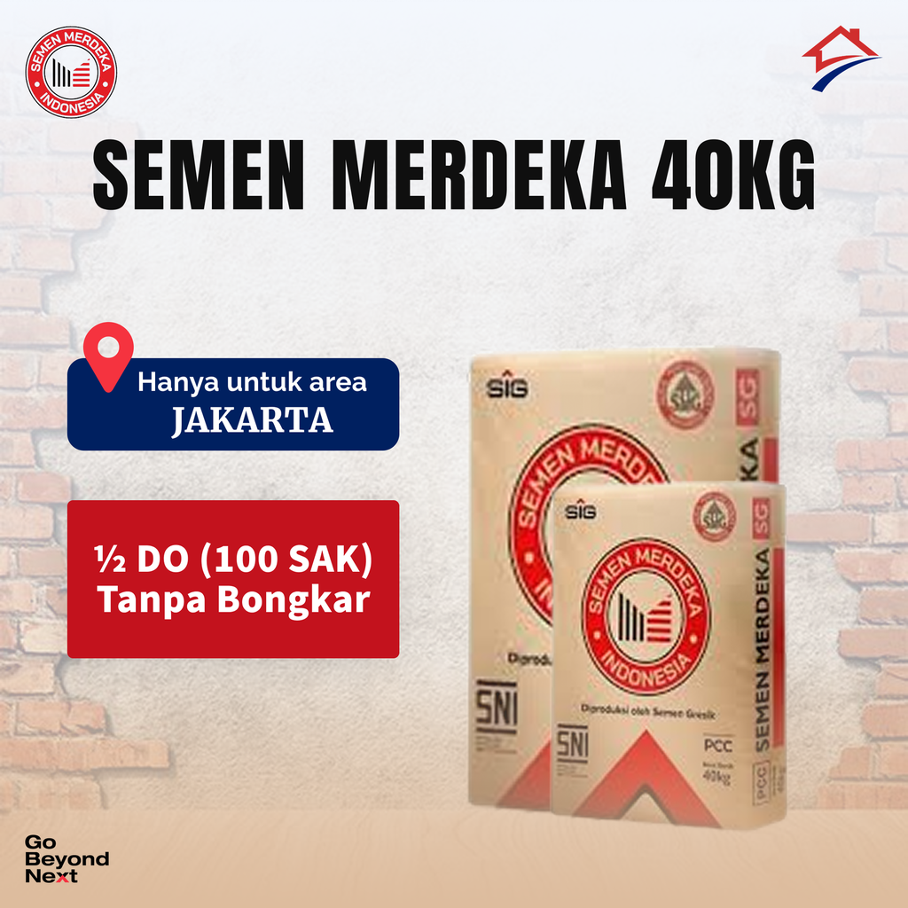 Semen Merdeka 40kg Area Jakarta