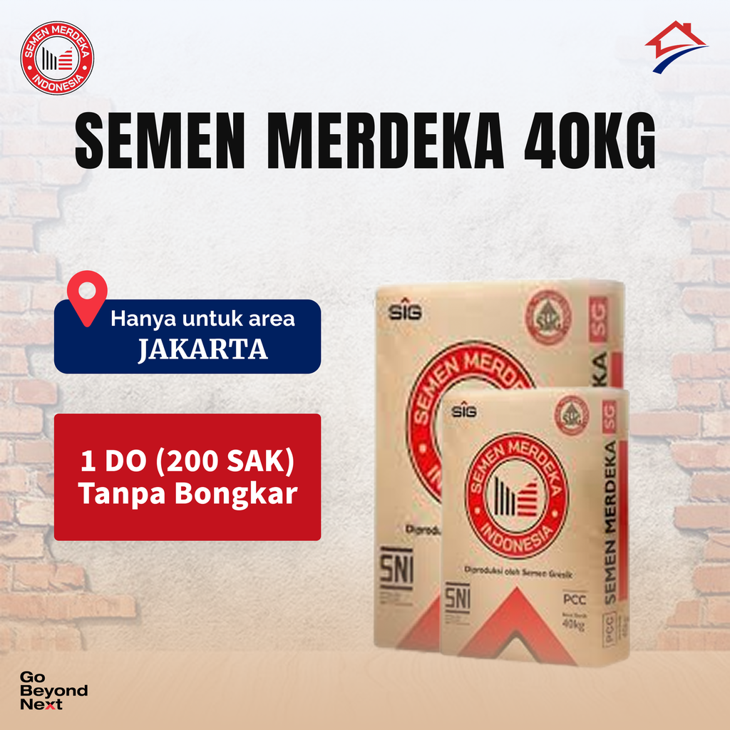 Semen Merdeka 40kg Area Jakarta