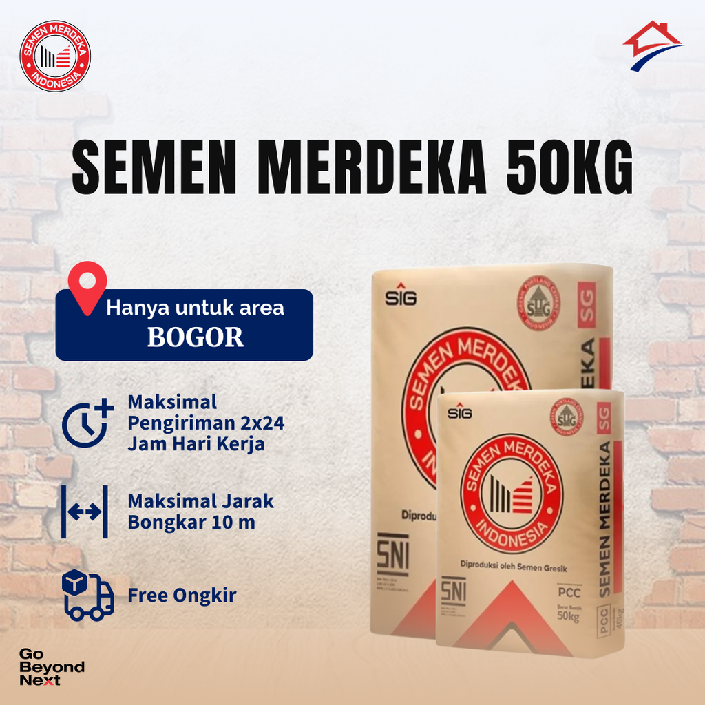 Semen Merdeka 50kg Area Bogor