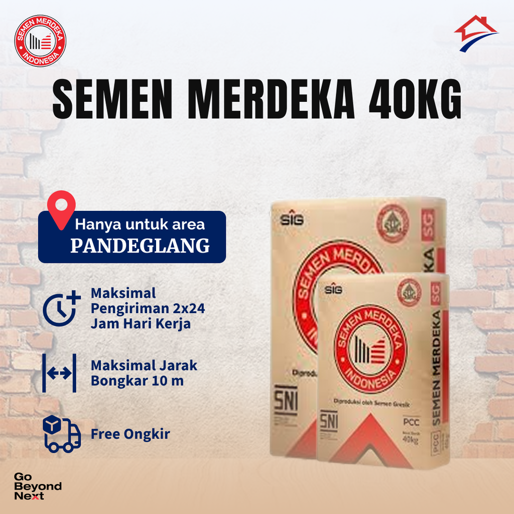 Semen Merdeka 40kg Area Jakarta