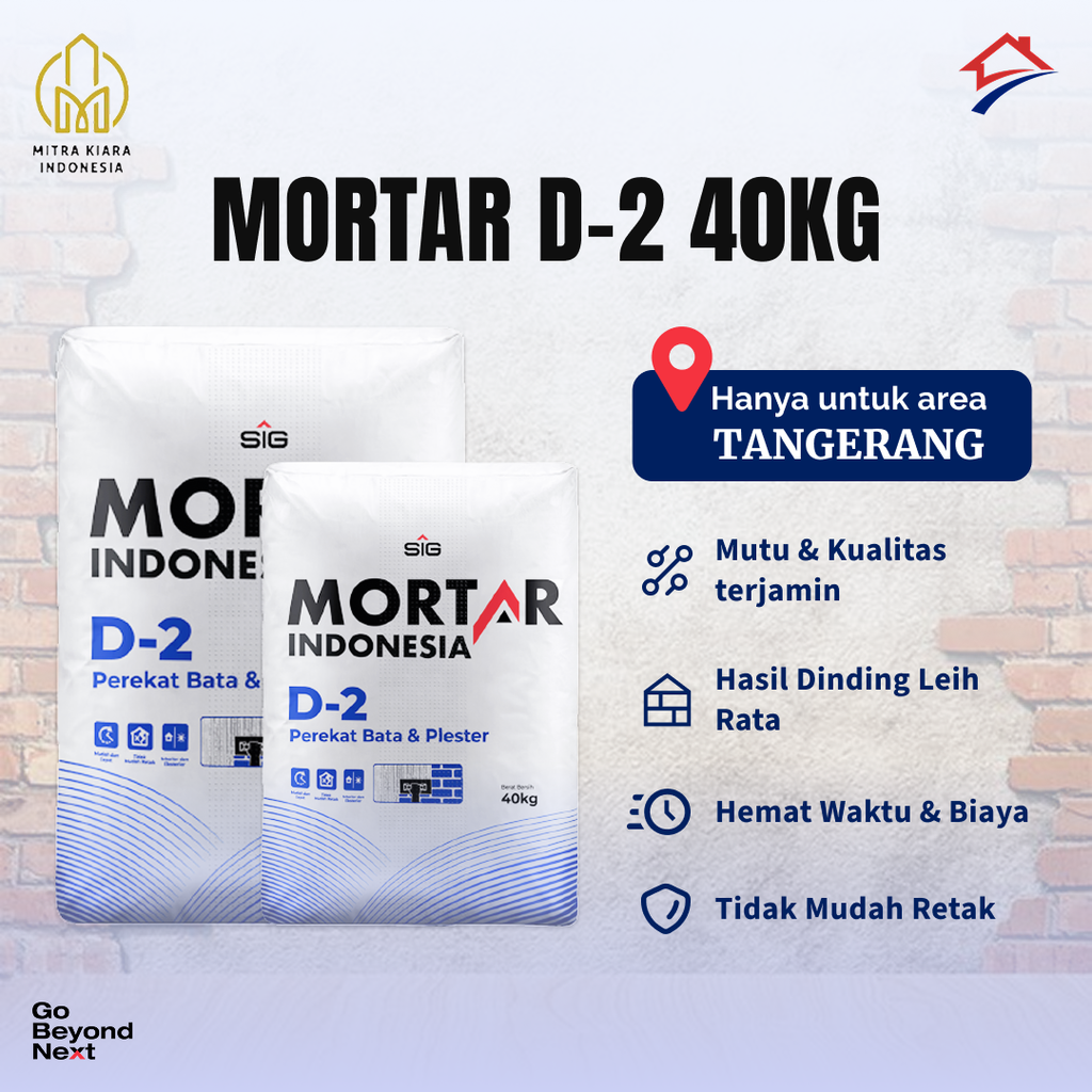 Mortar Indonesia Perekat Bata Ringan (D-1) Area DKI Jakarta