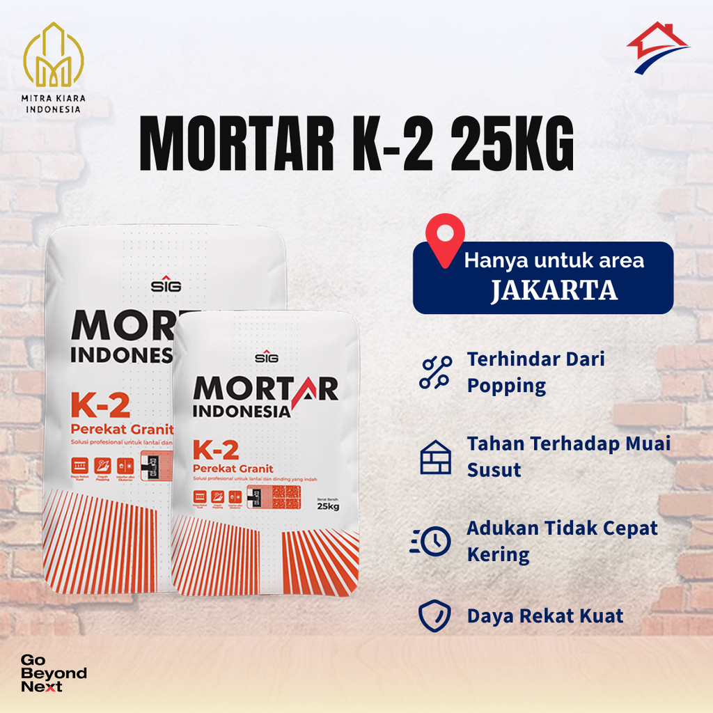 Mortar Indonesia Perekat Granit (K-2) - Area Jakarta