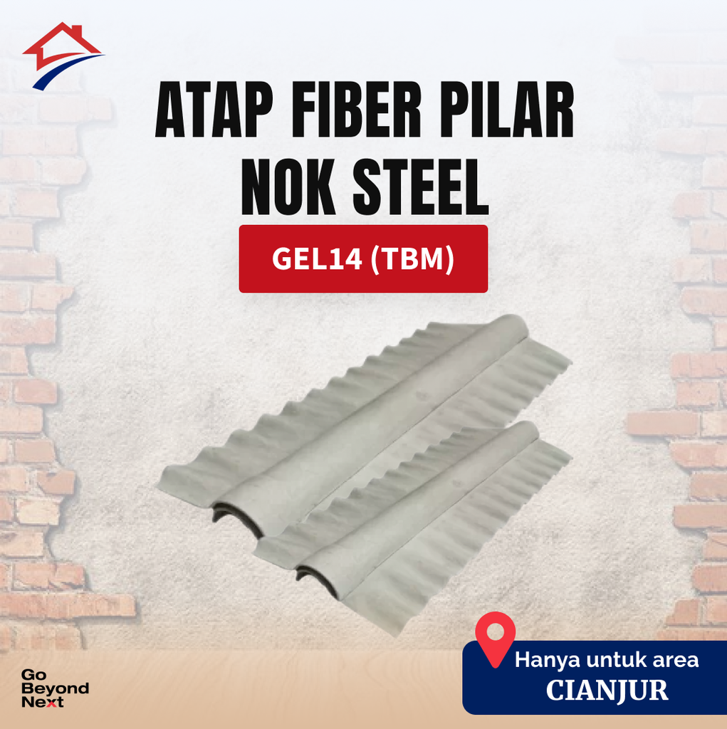 Atap Fiber Pilarmas Nok Steel Area Cianjur