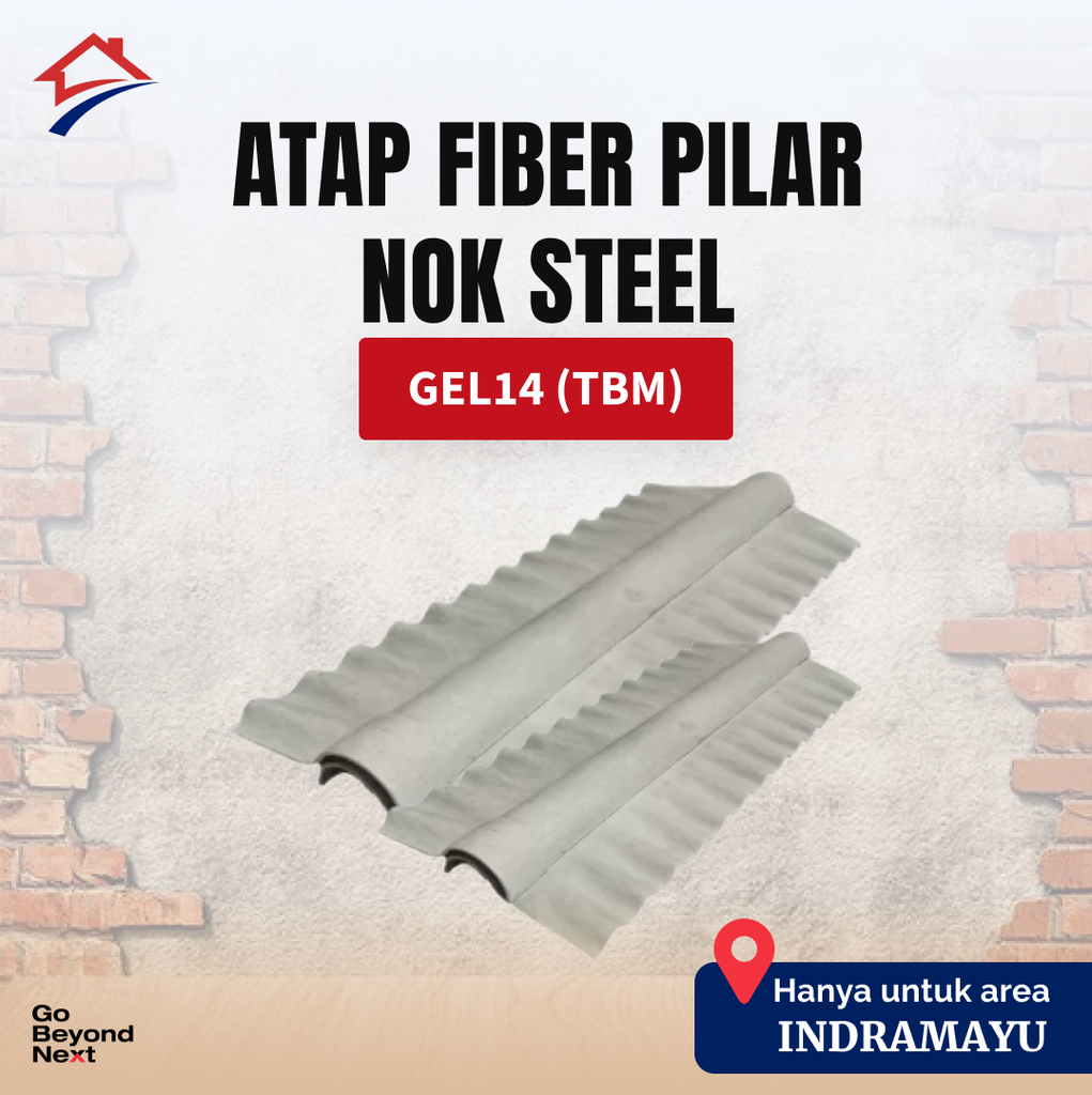 Atap Fiber Pilarmas Nok Steel Area Indramayu