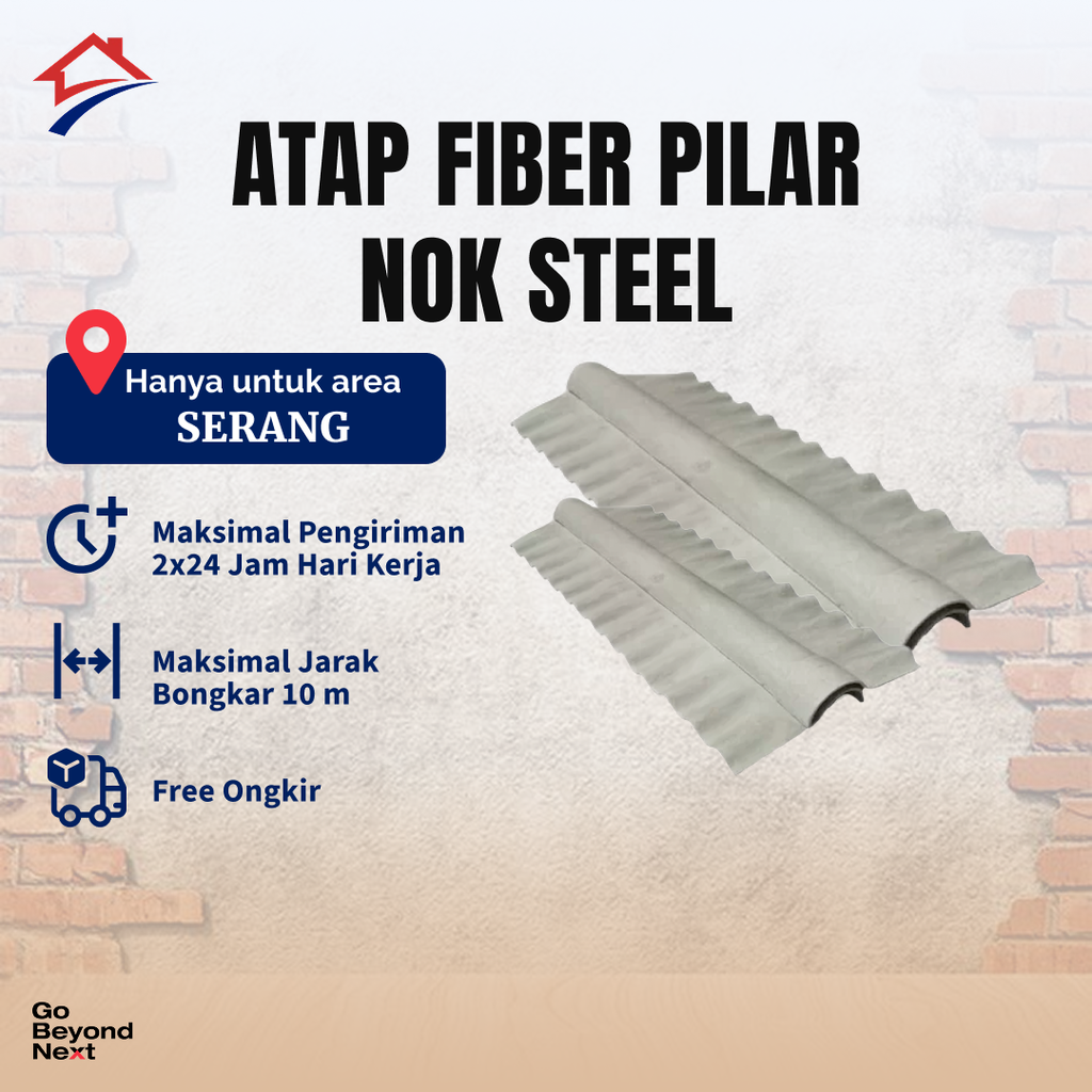 Atap Fiber Pilarmas Nok Steel Area Serang