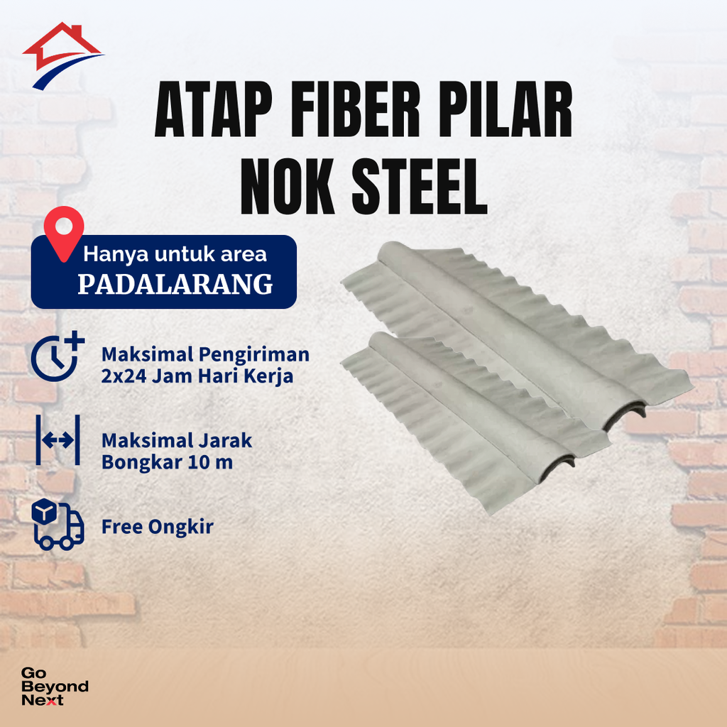 Atap Fiber Pilarmas Nok Steel Area Padalarang