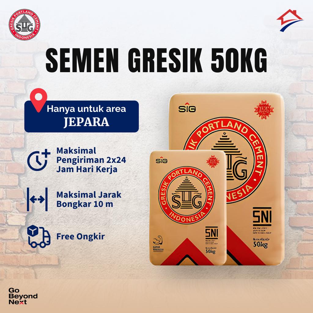 Semen Gresik 40kg Area Jakarta