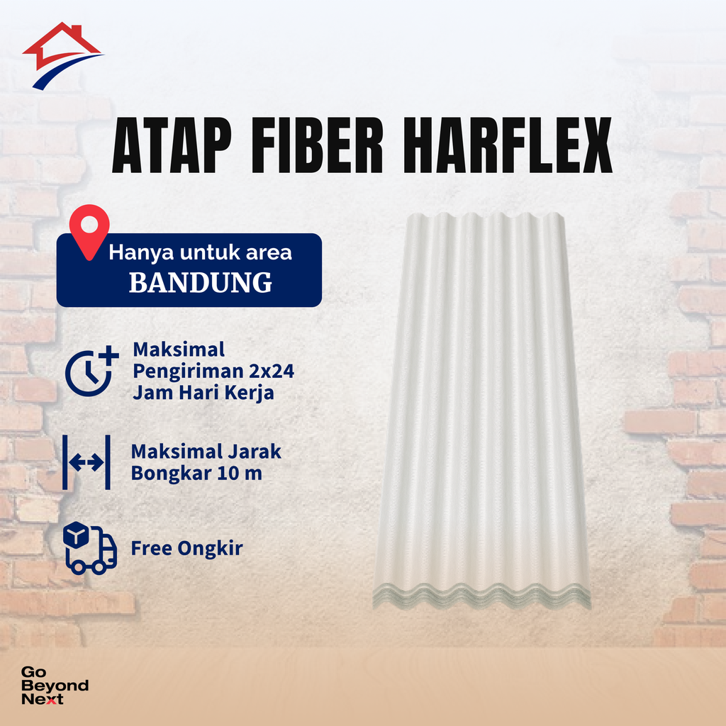 Atap Fiber Harflex Area Bandung