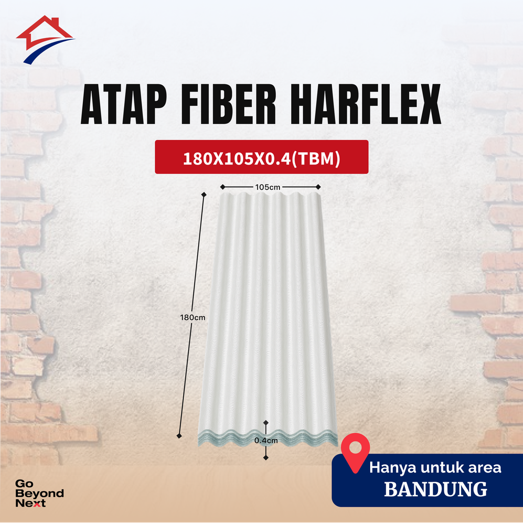Atap Fiber Harflex Area Bandung