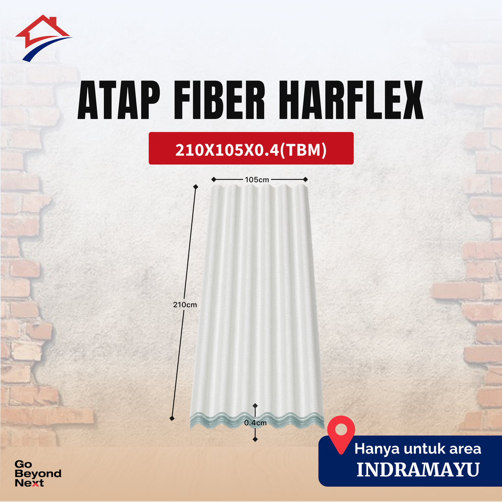 Atap Fiber Harflex Area Indramayu