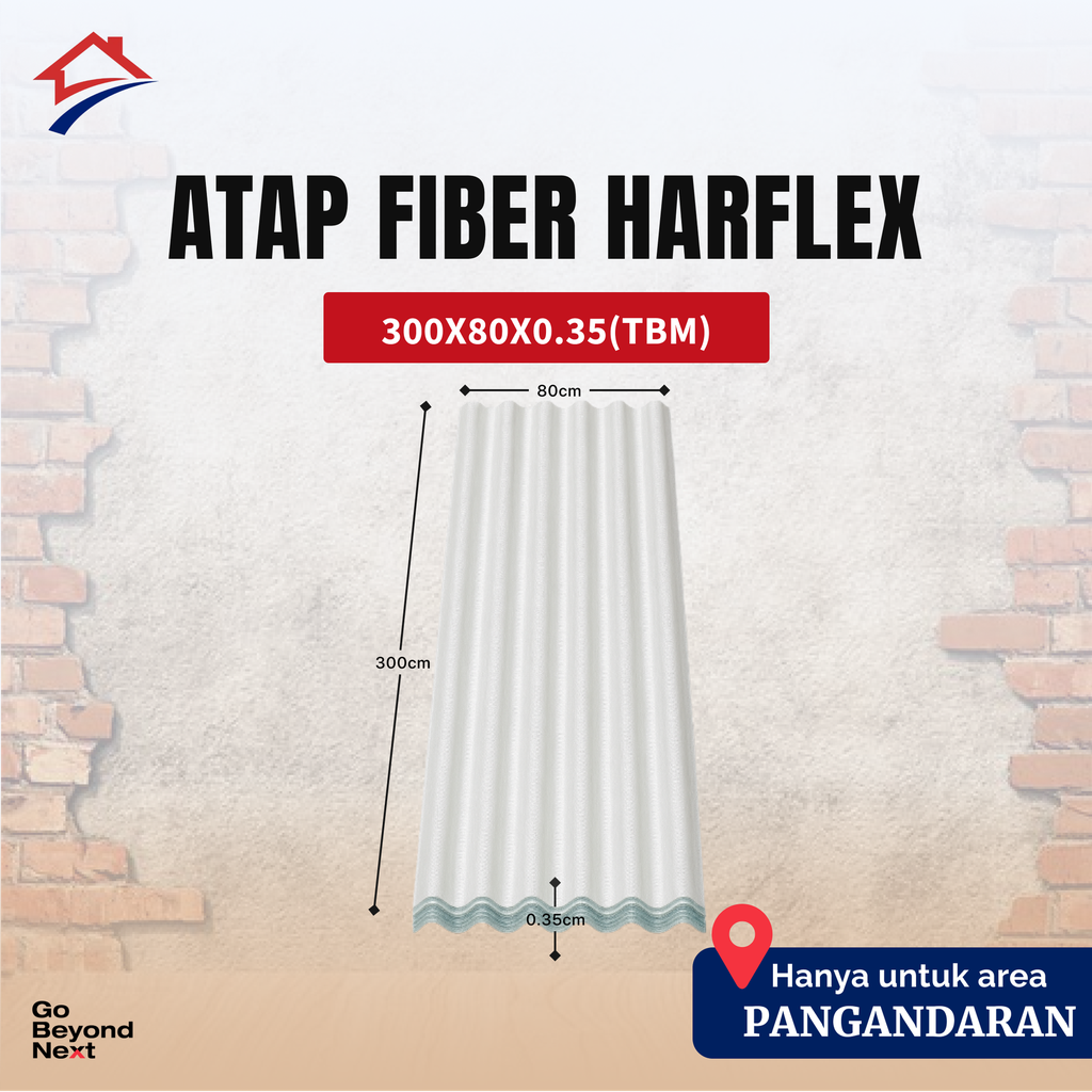 Atap Fiber Harflex Area Pangandaran
