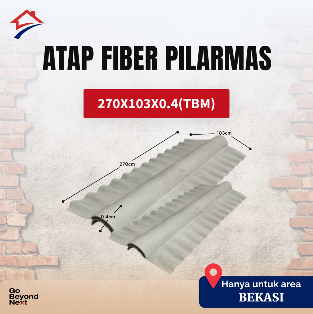Atap Fiber Pilarmas Area Bekasi