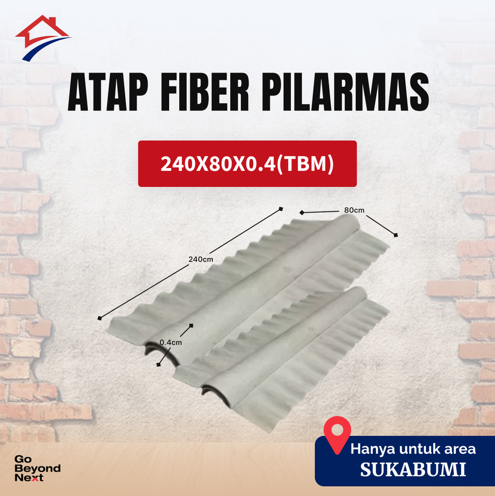Atap Fiber Pilarmas Area Sukabumi