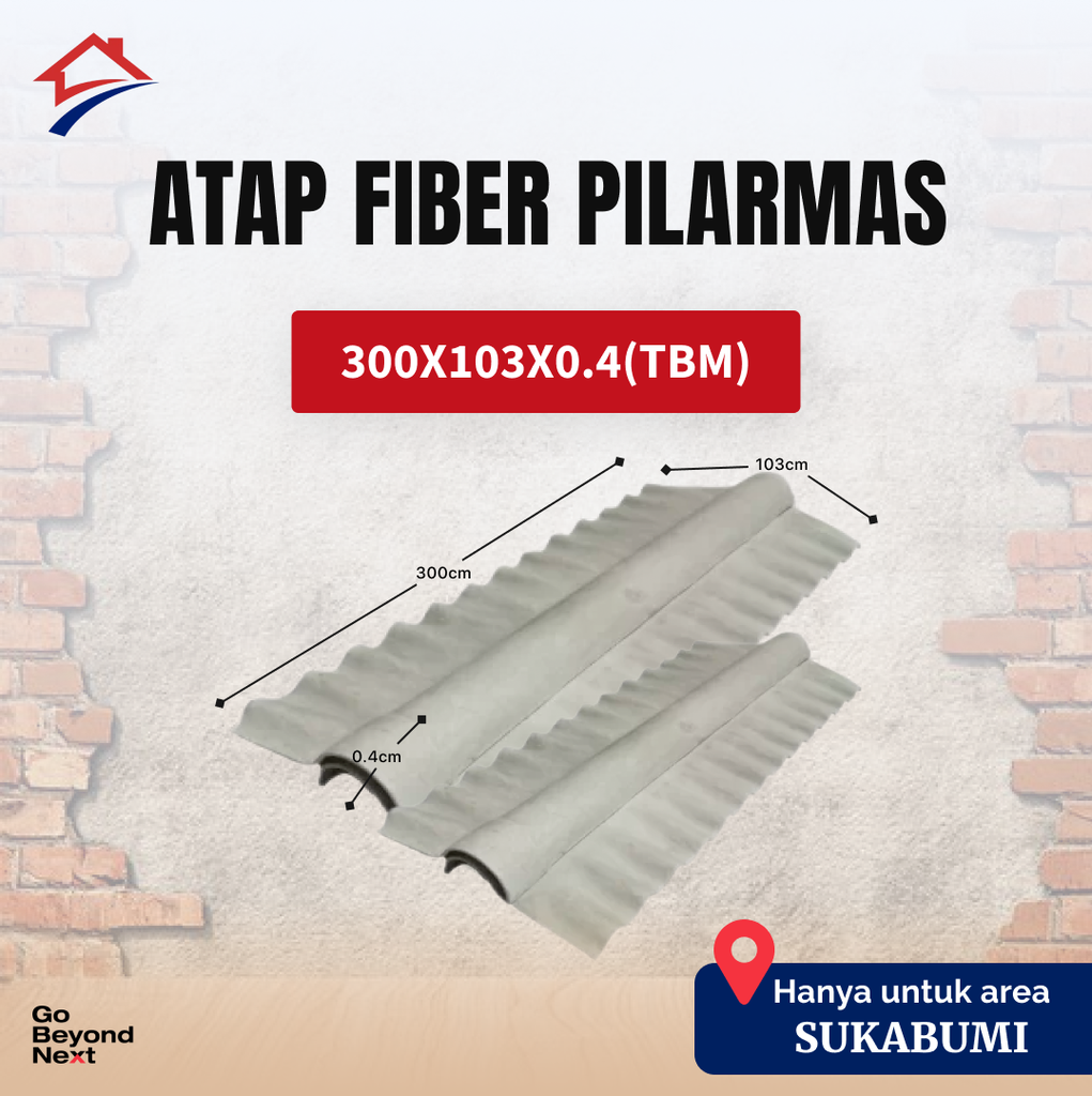 Atap Fiber Pilarmas Area Sukabumi