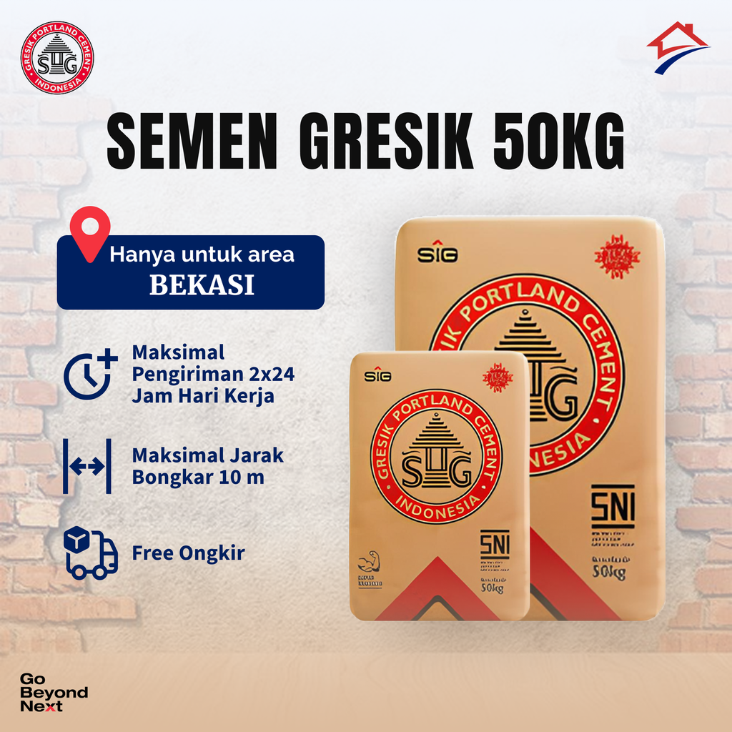 Semen Gresik 40kg Area Jakarta