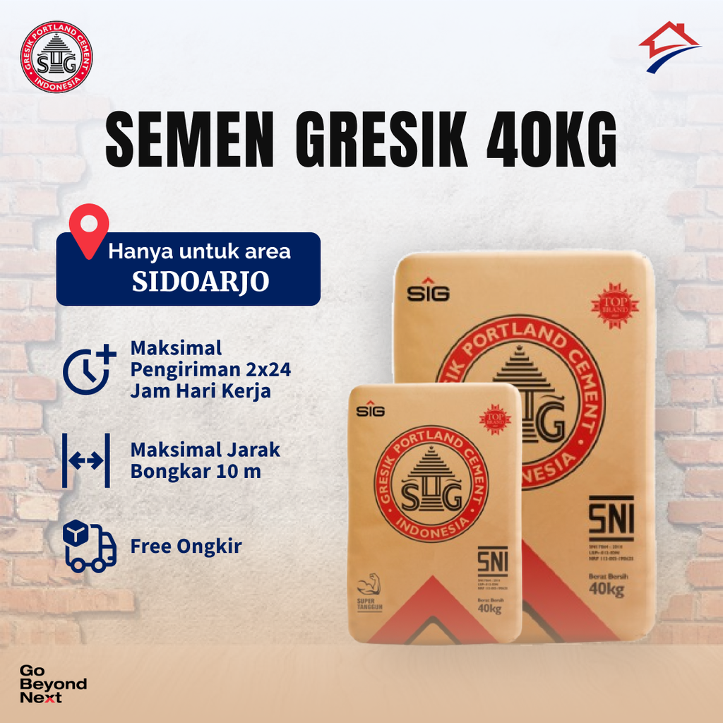 Semen Gresik 40kg Area Jakarta