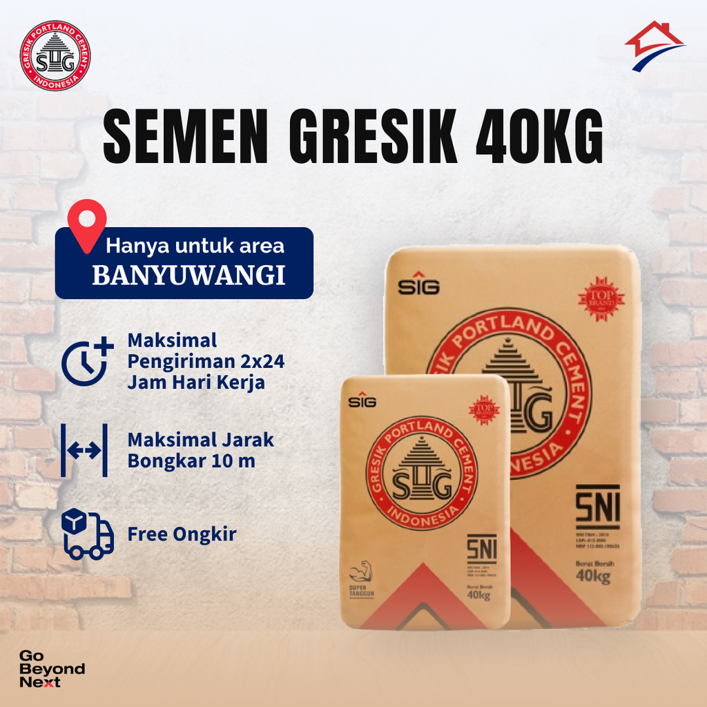 Semen Gresik 40kg Area Jakarta