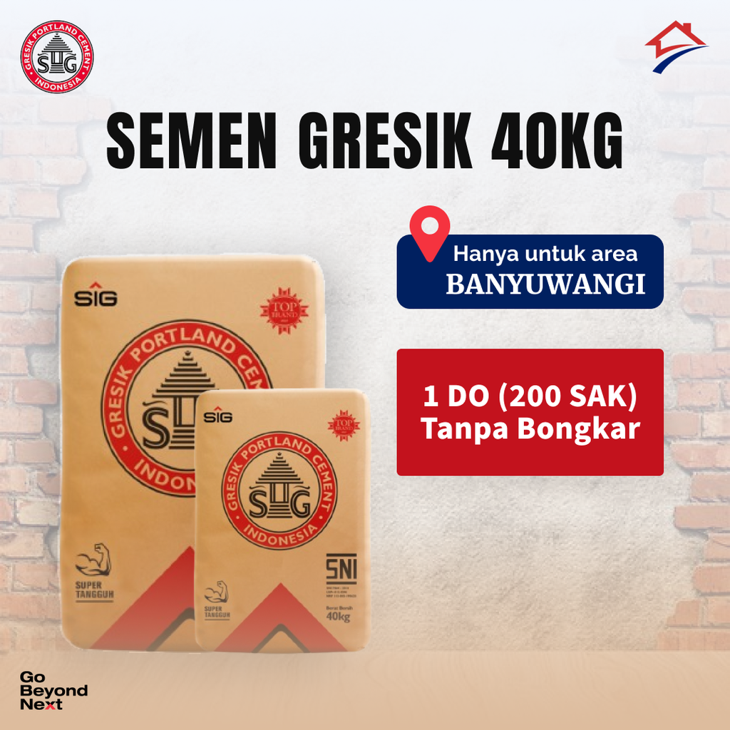 Semen Gresik 40kg Area Jakarta