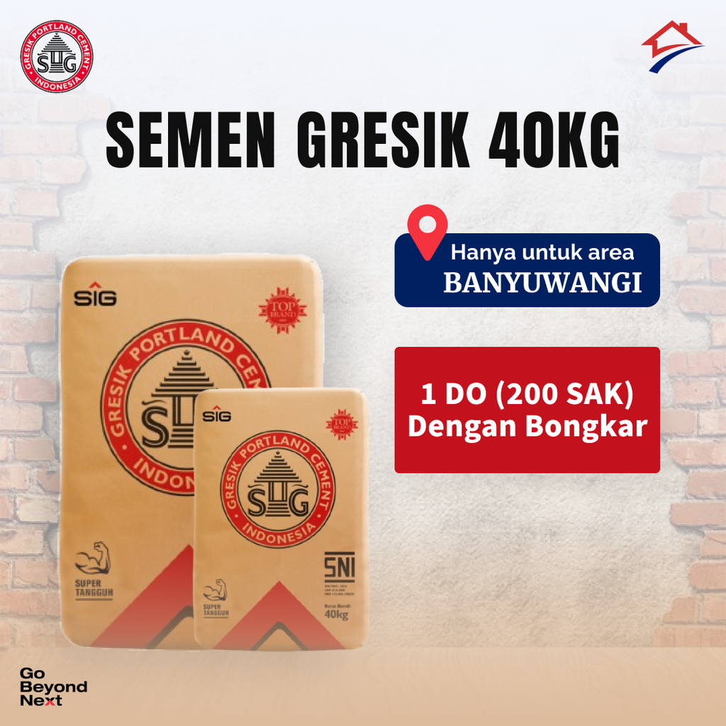 Semen Gresik 40kg Area Jakarta