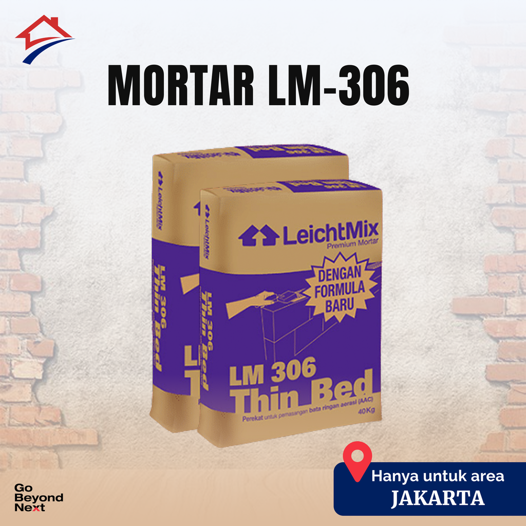 Mortar LeichtMix LM 306 Thin Bed 40kg Area Jakarta