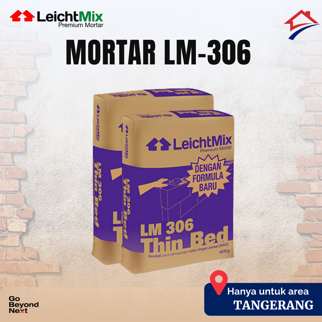 Mortar LeichtMix LM 306 Thin Bed 40kg Area Tangerang