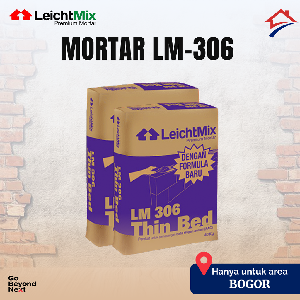 Mortar LeichtMix LM 306 Thin Bed 40kg Area Bogor
