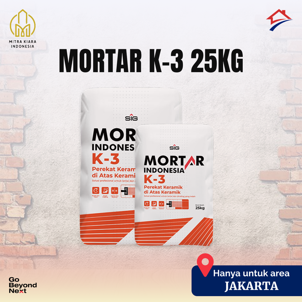Mortar Indonesia Perekat Keramik Di Atas Keramik (K-3) - Area Jakarta