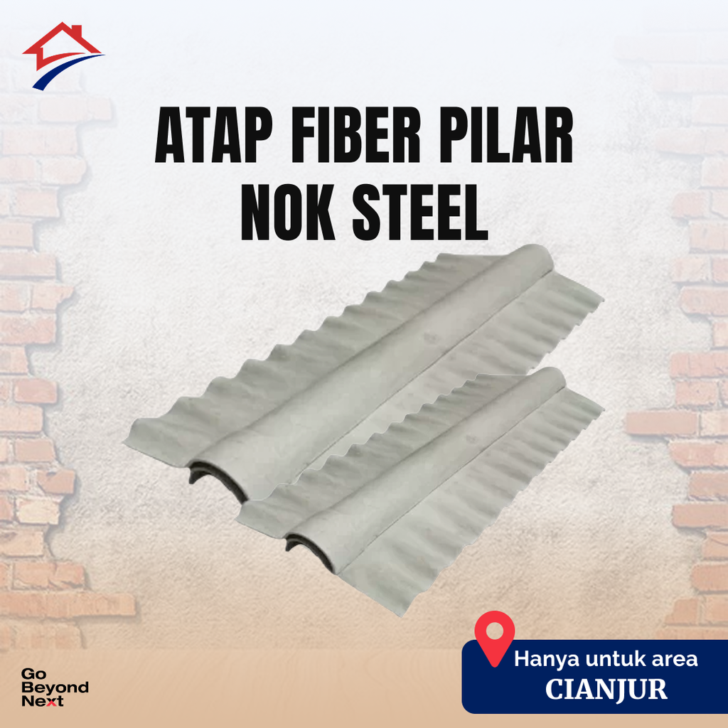 Atap Fiber Pilarmas Nok Steel Area Cianjur