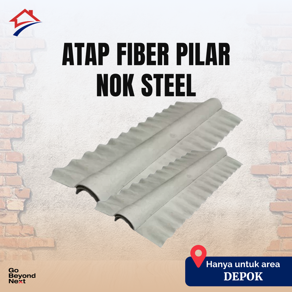 Atap Fiber Pilarmas Nok Steel Area Depok