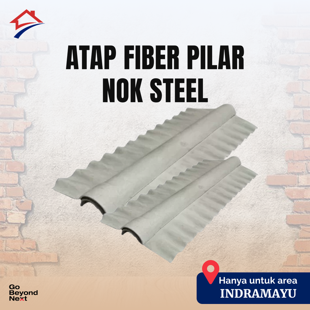Atap Fiber Pilarmas Nok Steel Area Indramayu