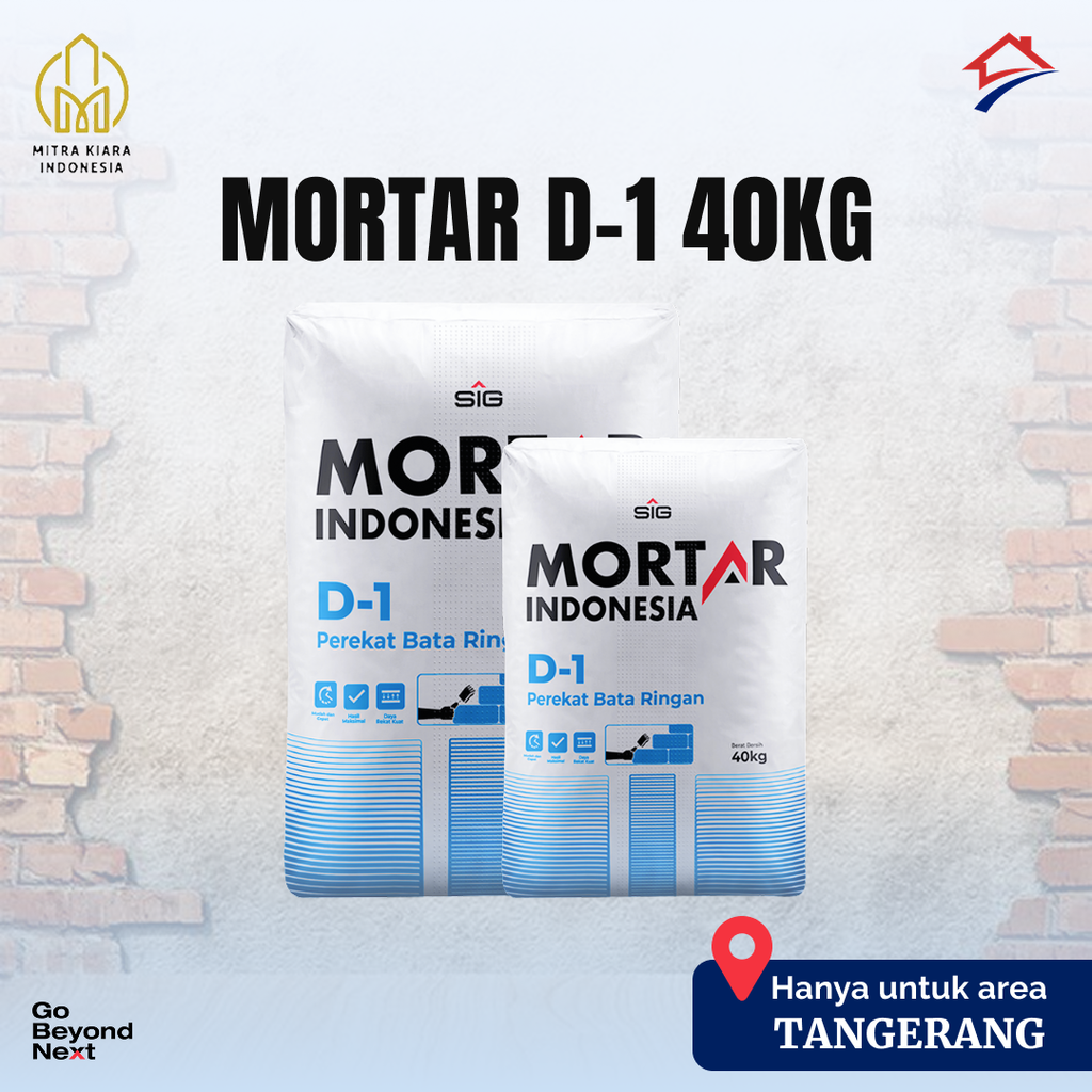 Mortar Indonesia Perekat Bata Ringan (D-1) Area Tangerang