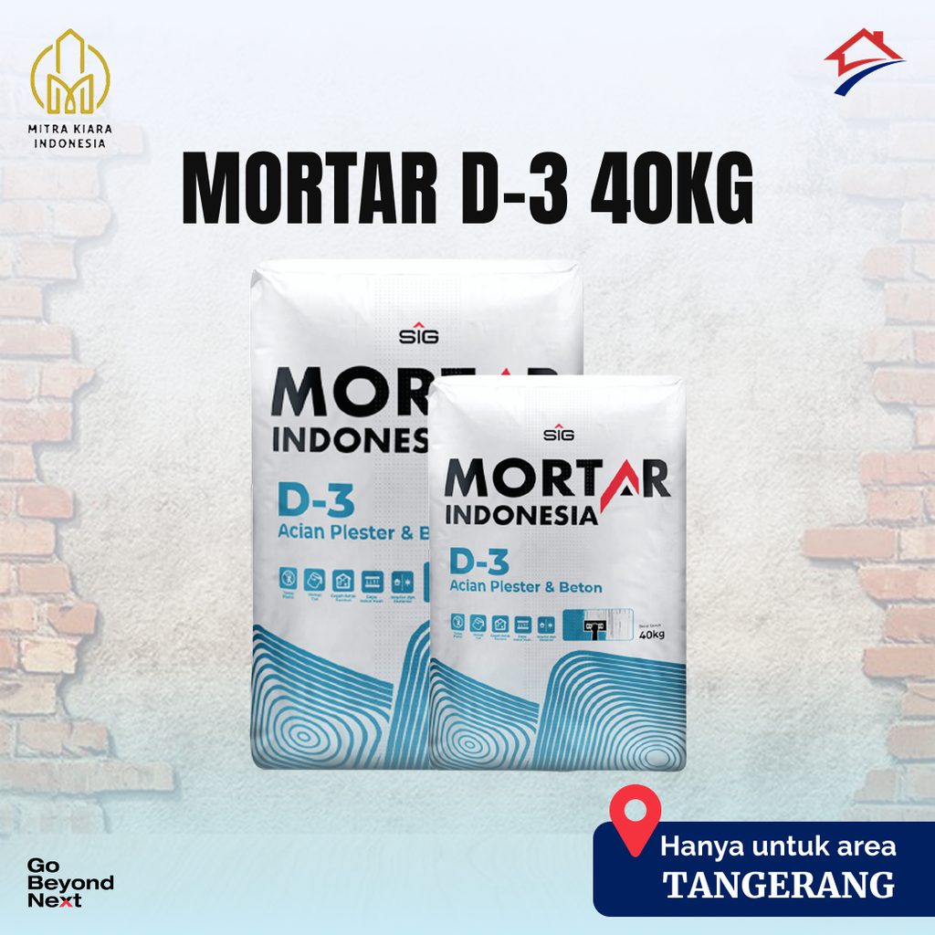 Mortar Indonesia Acian Beton & Plester (D-3) Area Tangerang